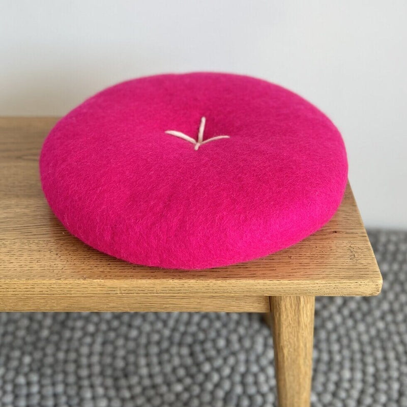 Felt Button Cushion