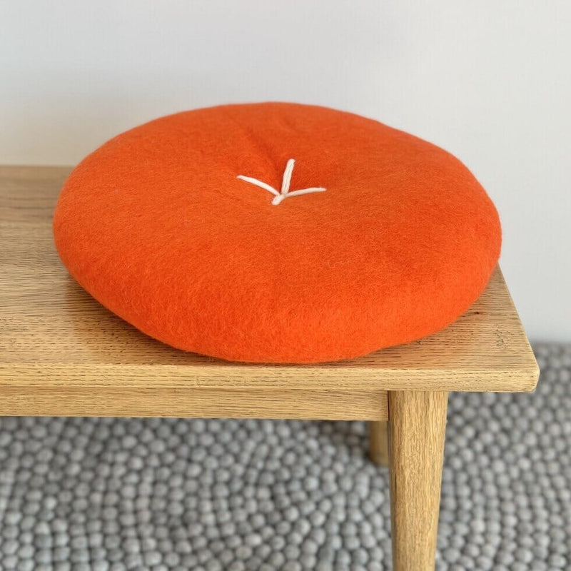 Felt Button Cushion