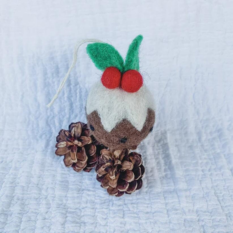 Felt Hanging Christmas Pudding
