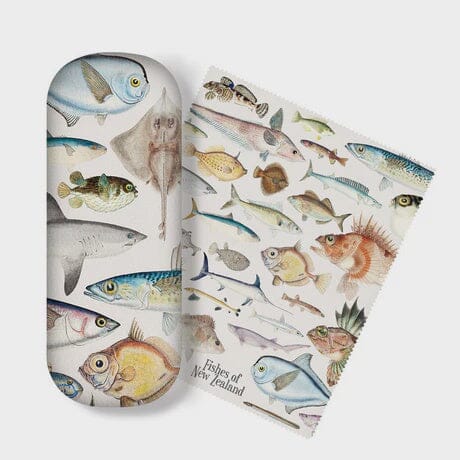 Fishes of NZ Glasses Case w Lens Cloth