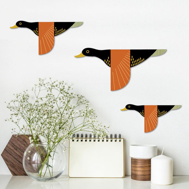 Flying Folk Ducks - Set of 3