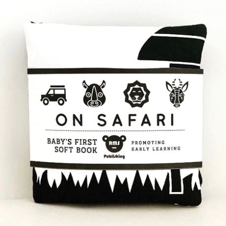 Fold out soft book - On Safari