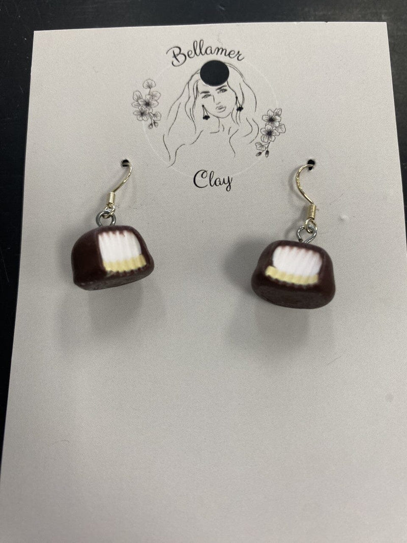 Foodie clay earrings - Mellow puff