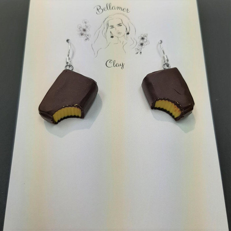 Foodie clay earrings - Pineapple Lumps