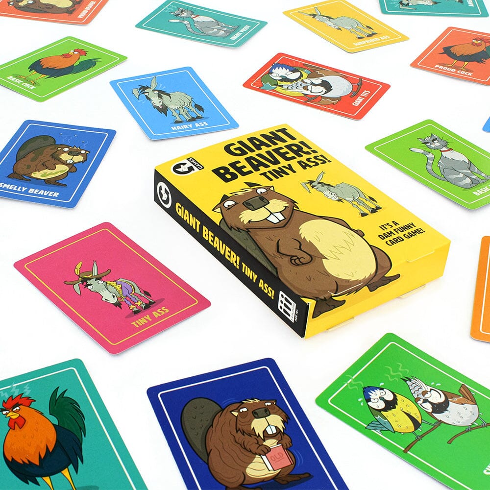 Giant Beaver! Tiny Ass! card game