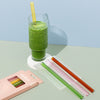 Glass Smoothie Straws - Set of 4 Multi-Colour