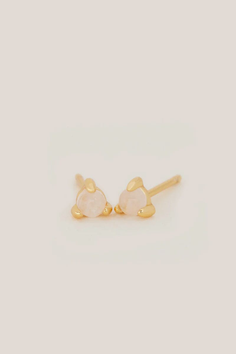 Guardian Angel Studs - Gold