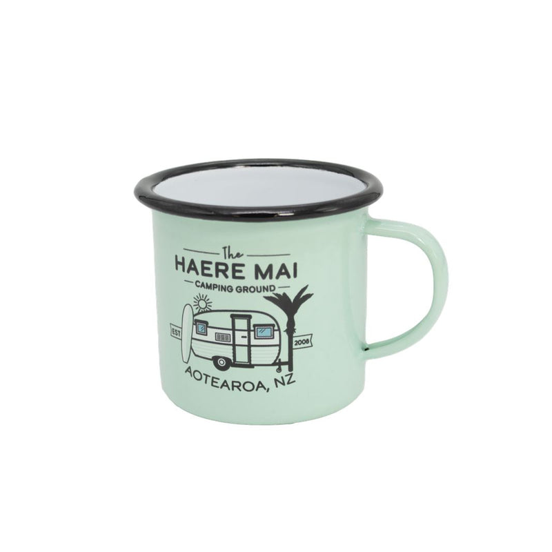 Haere Mai Enamel Mug