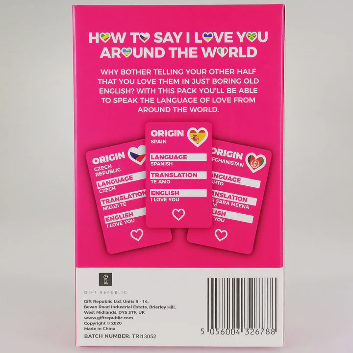 How to Say I Love You Around The World