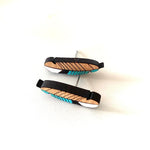 Kingfisher (Kotare) Feather studs