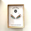 Kingfisher (Kotare) Feather studs