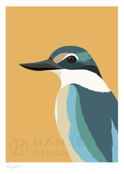 Kingfisher Print - A4
