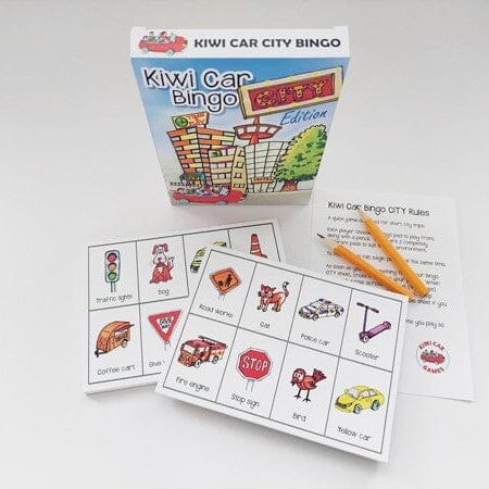 Kiwi Car Bingo Game - City