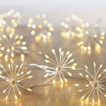 LED Starburst Garland - 1.5m battery