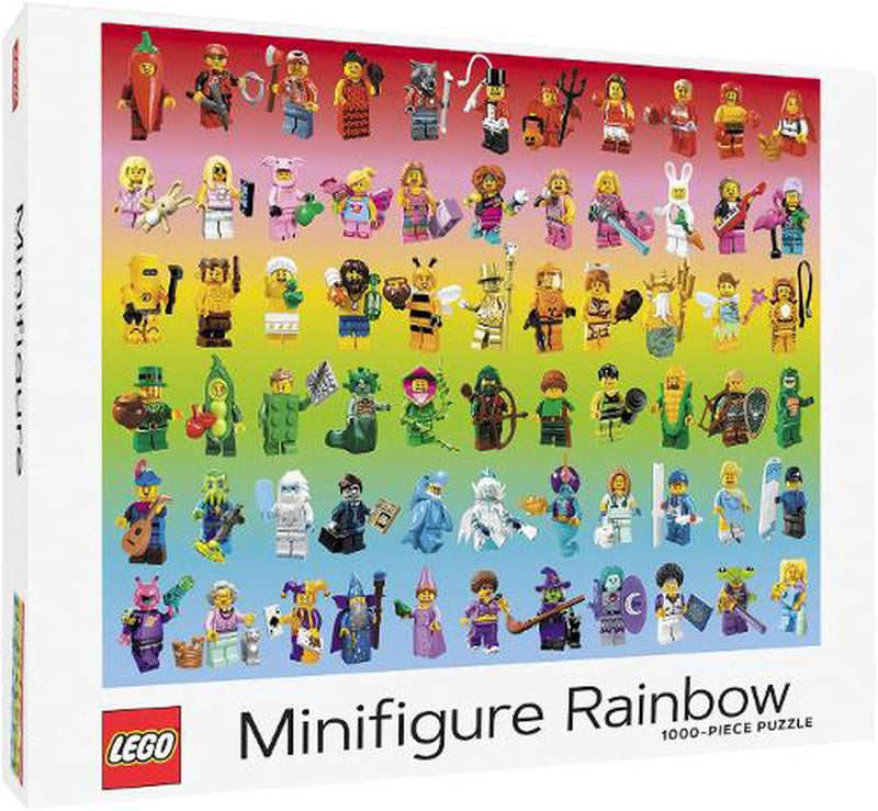 Lego Jigsaw Puzzle - Minifigure Rainbow