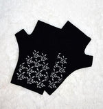 Merino Gloves - Leaves Design