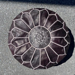Moroccan Leather Poufs