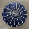 Moroccan Leather Poufs