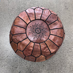 Moroccan Leather Poufs