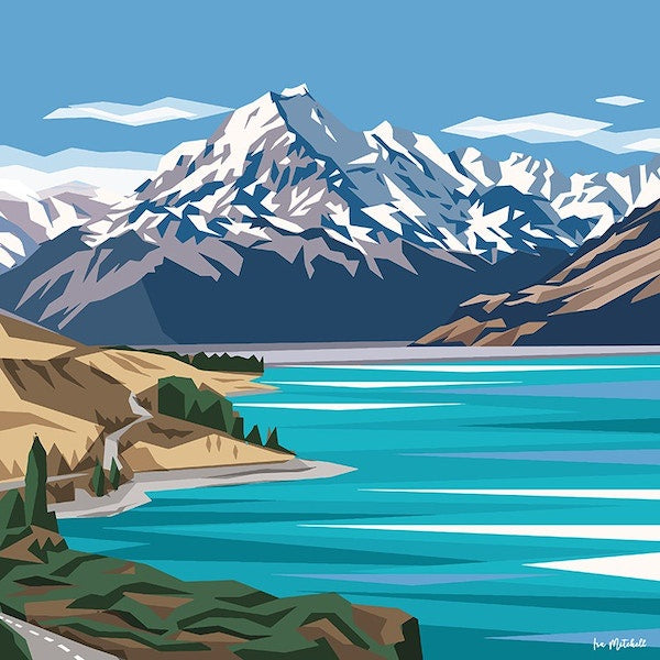 Mt Cook, Lake Pukaki - Ira Mitchell