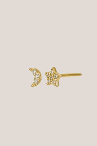 Night Sky Studs - Gold