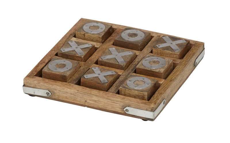 Noughts and Crosses Wooden Game