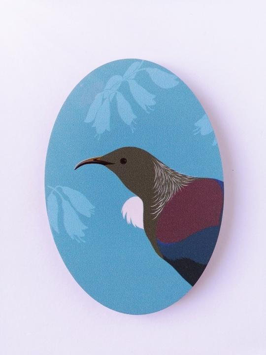 NZ Bird Wooden Magnets - Hansby
