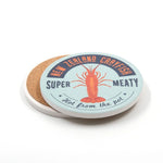 NZ Seafood Crayfish Ceramic Coaster