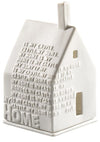 Porcelain Tealight Houses - small (all designs)