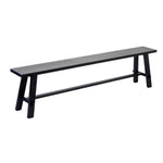 Recycled Teak Long Bench - Dark