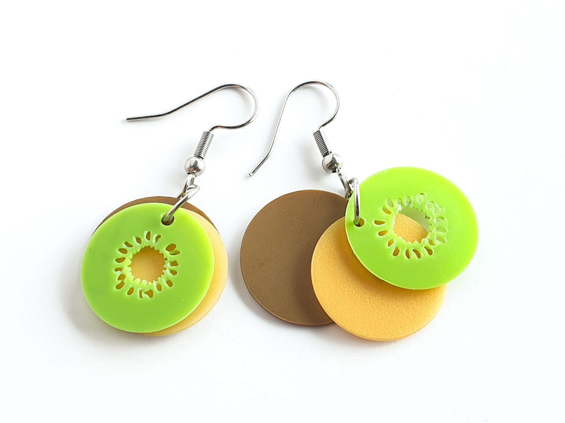 Kiwifruit Earrings