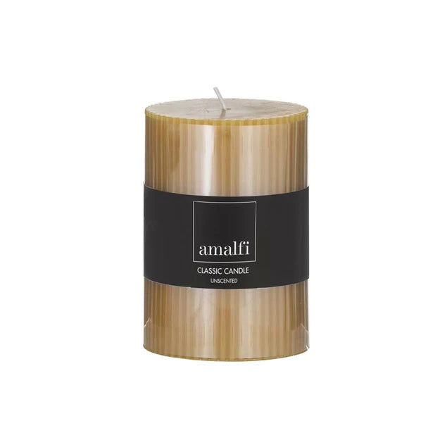 Ribbed Pillar Candles (SALE)