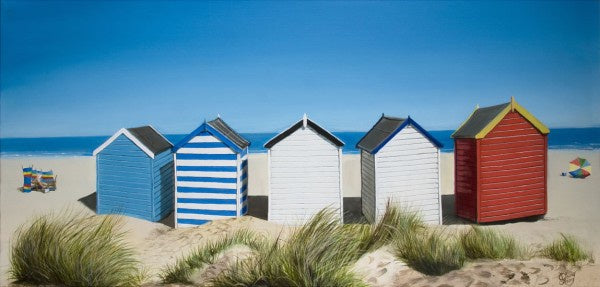 Row of Beach Huts