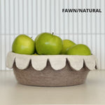 Scalloped Felt Bowl