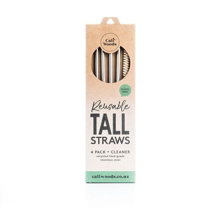 Stainless Steel Reusable Straws - Tall
