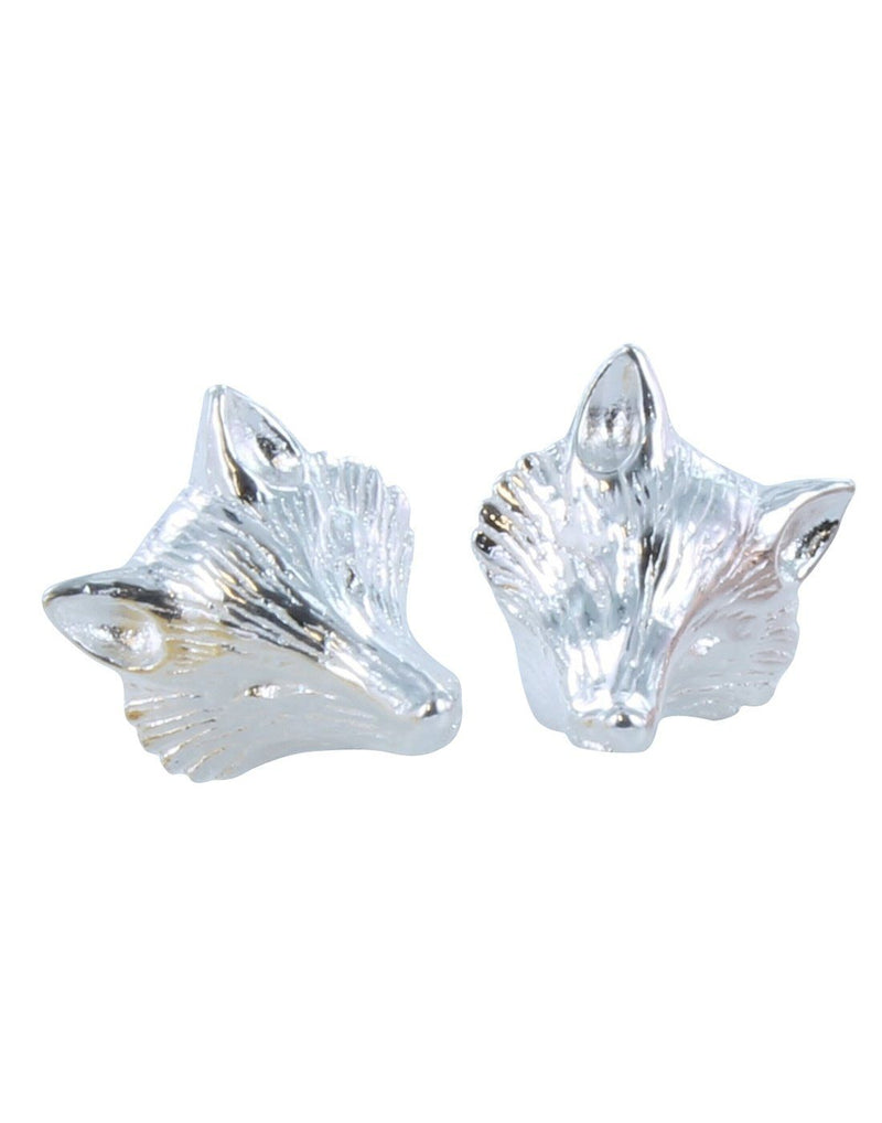 Sterling Silver Fox Studs