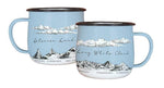 Tanya Wolfkamp enamel mug - NZ Mountains