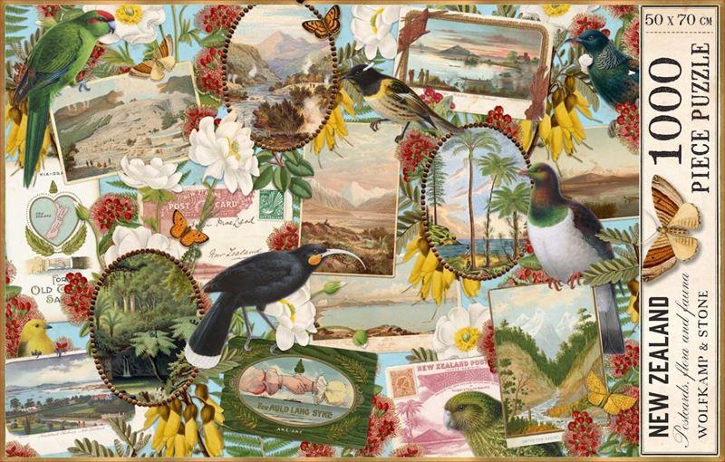 Tanya Wolfkamp Puzzle - Birds & Postcards