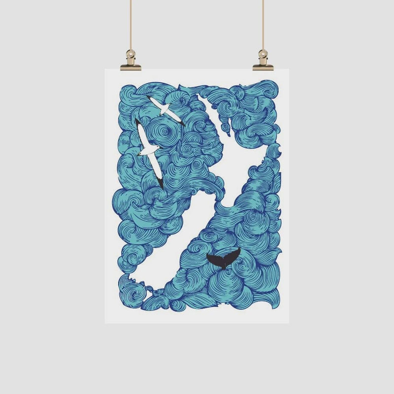 Tea Towel - Earth, Sea, Sky