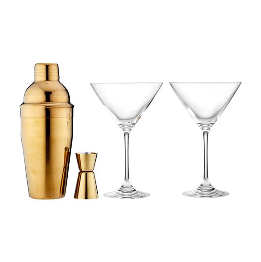 Tempa 4 piece Cocktail Set - Gold