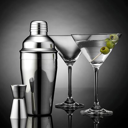 Tempa 4 piece Cocktail Set - Silver