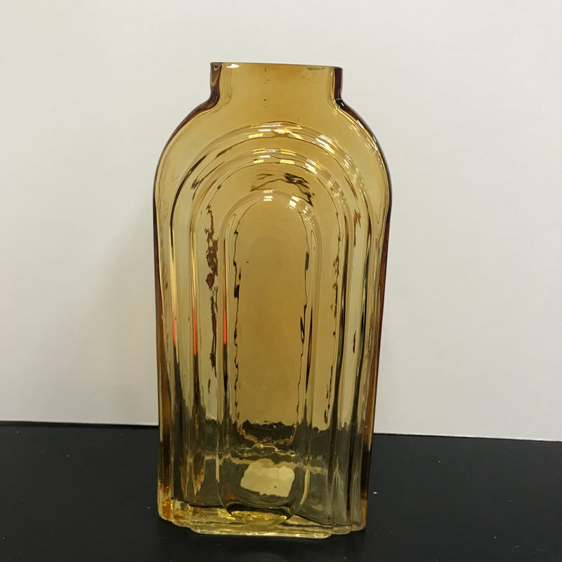 Tommy Tall Glass Vase - Amber