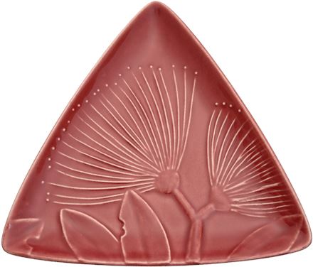 Triangle Plate - Pohutakawa