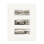 Triptych photographic prints