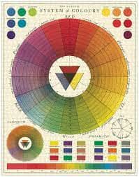 Vintage Colour Chart Puzzle