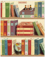 Vintage Library Books Puzzle