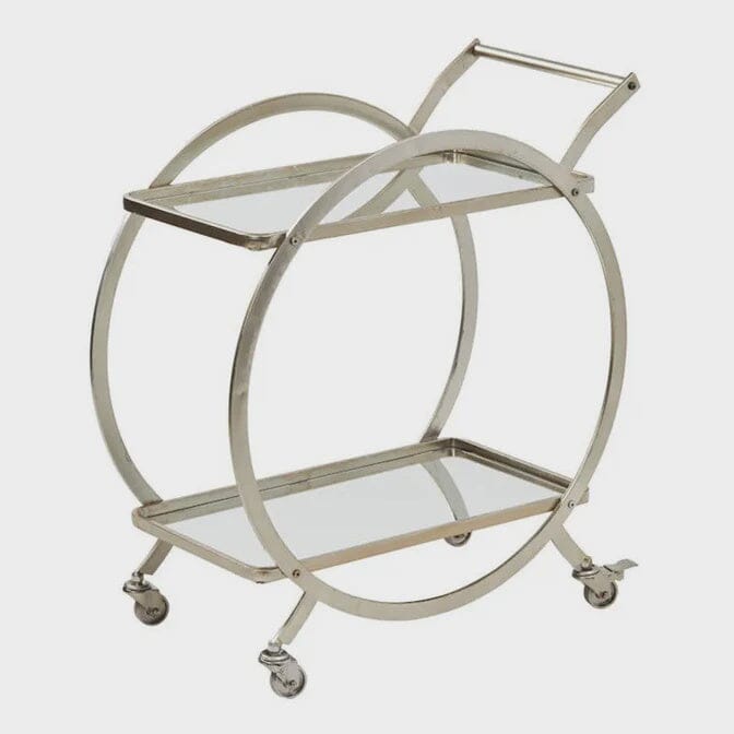 Walter Bar Cart - Silver