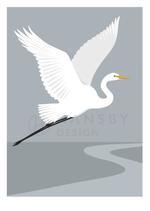 White Heron - A4