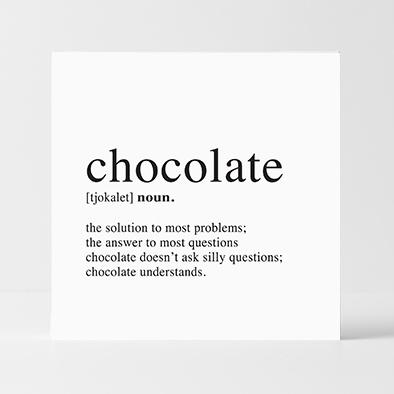 Word Block - Chocolate