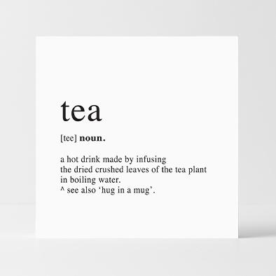 Word Block - Tea